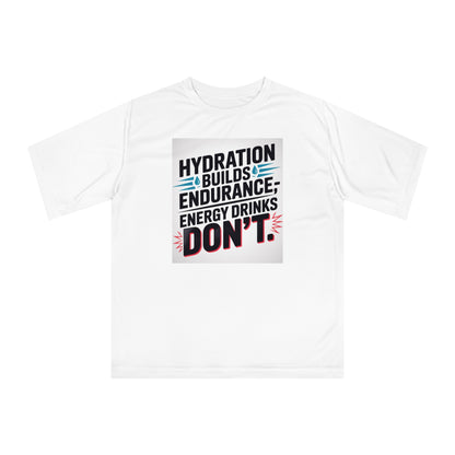 Hydration Tips  Unisex Performance T-shirt, Workout Tee, Fitness Apparel, Activewear, Sports Shirt, Gym Outfit