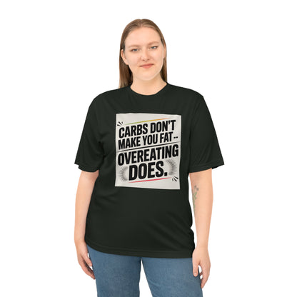 Performance Motivational T-shirt with Fitness Quote, Gym Shirt, Workout Tee, Casual Athletic Wear, Gift for Fitness Lovers