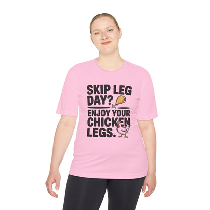 Skip Leg Day Tee Funny Fitness T-Shirt, Workout Humor Shirt, Unisex Sportswear, Gym Gift for Friends