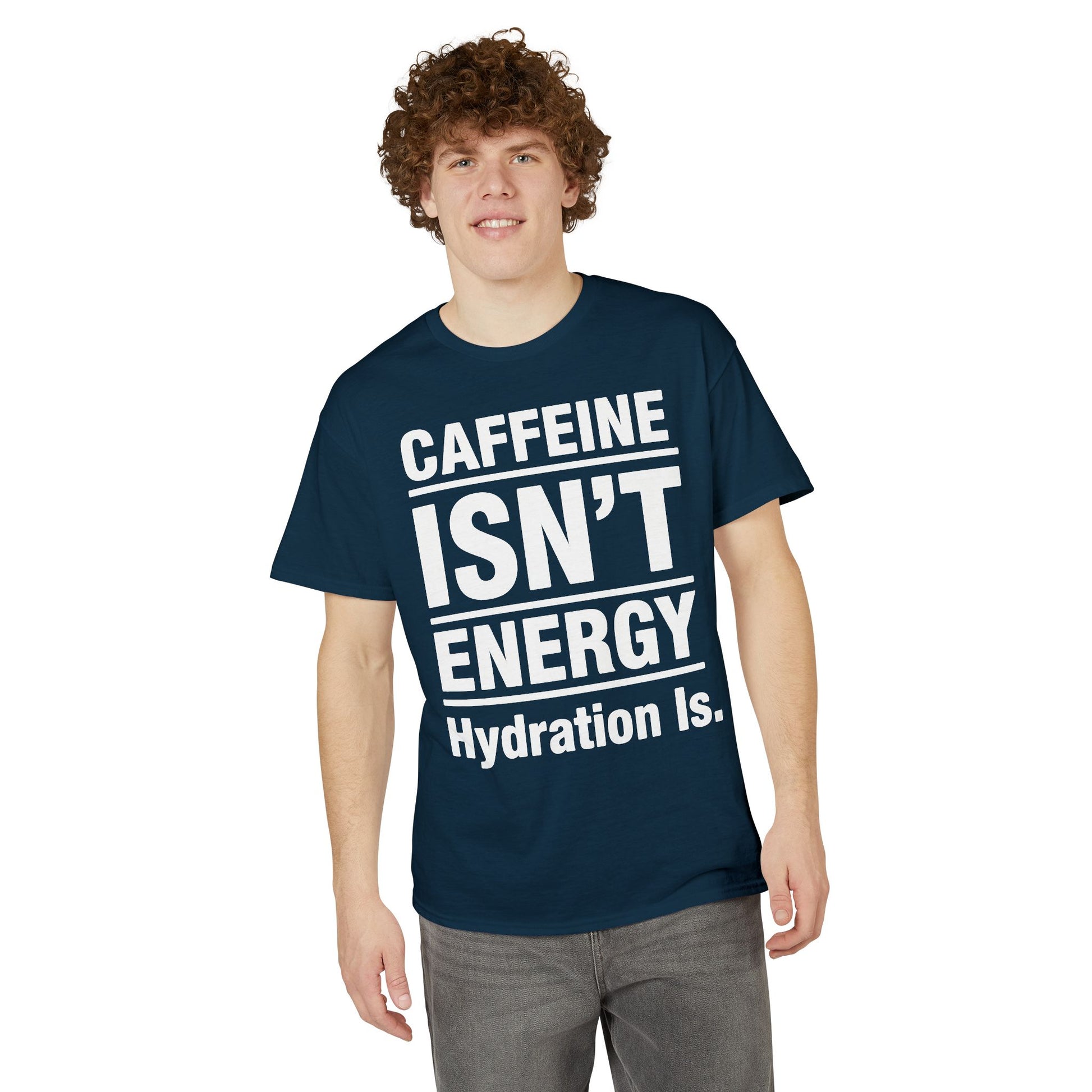 Hydration reminder shirt for sedentary beginners