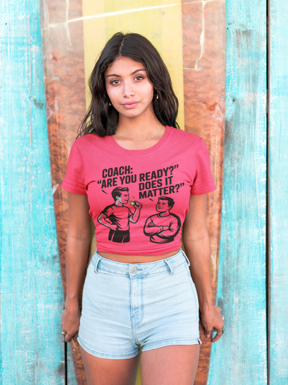 Unisex Moisture-Wicking Tee: Are You Ready Funny Quote, Workout Shirt, Fitness Gear, Sports Apparel, Exercise Tee, Gym Wear - HustleHealthShop