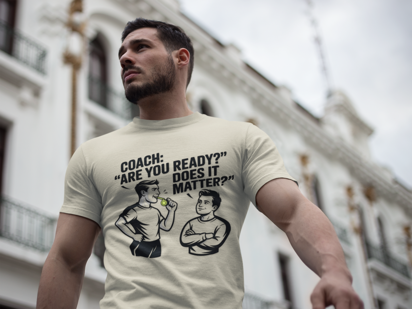 Unisex Moisture-Wicking Tee: Are You Ready Funny Quote, Workout Shirt, Fitness Gear, Sports Apparel, Exercise Tee, Gym Wear - HustleHealthShop