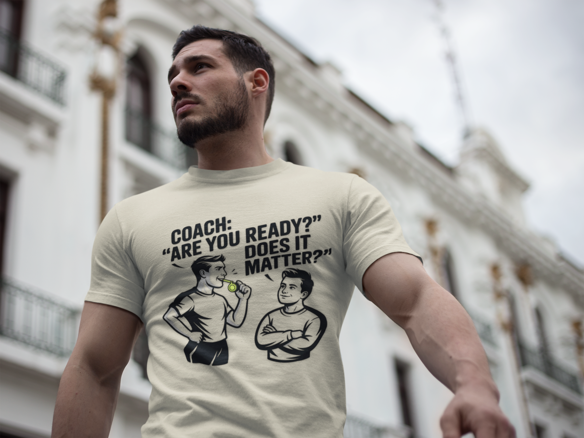 Unisex Moisture-Wicking Tee: Are You Ready Funny Quote, Workout Shirt, Fitness Gear, Sports Apparel, Exercise Tee, Gym Wear - HustleHealthShop