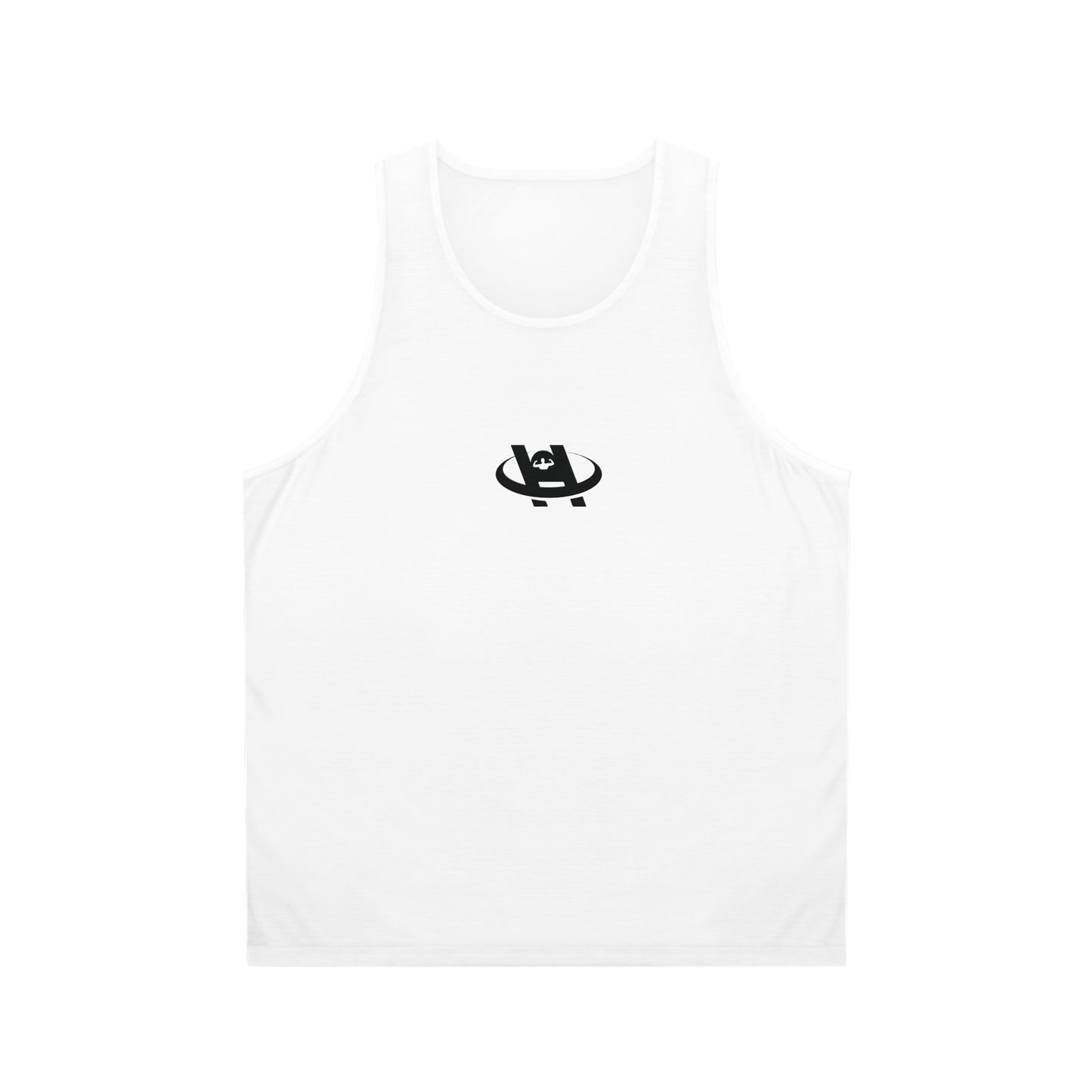 HUSTLE Health and Fitness tank top with centered logo for healthy living beginners Hustle Health & Fitness Tank Top - HustleHealthShop