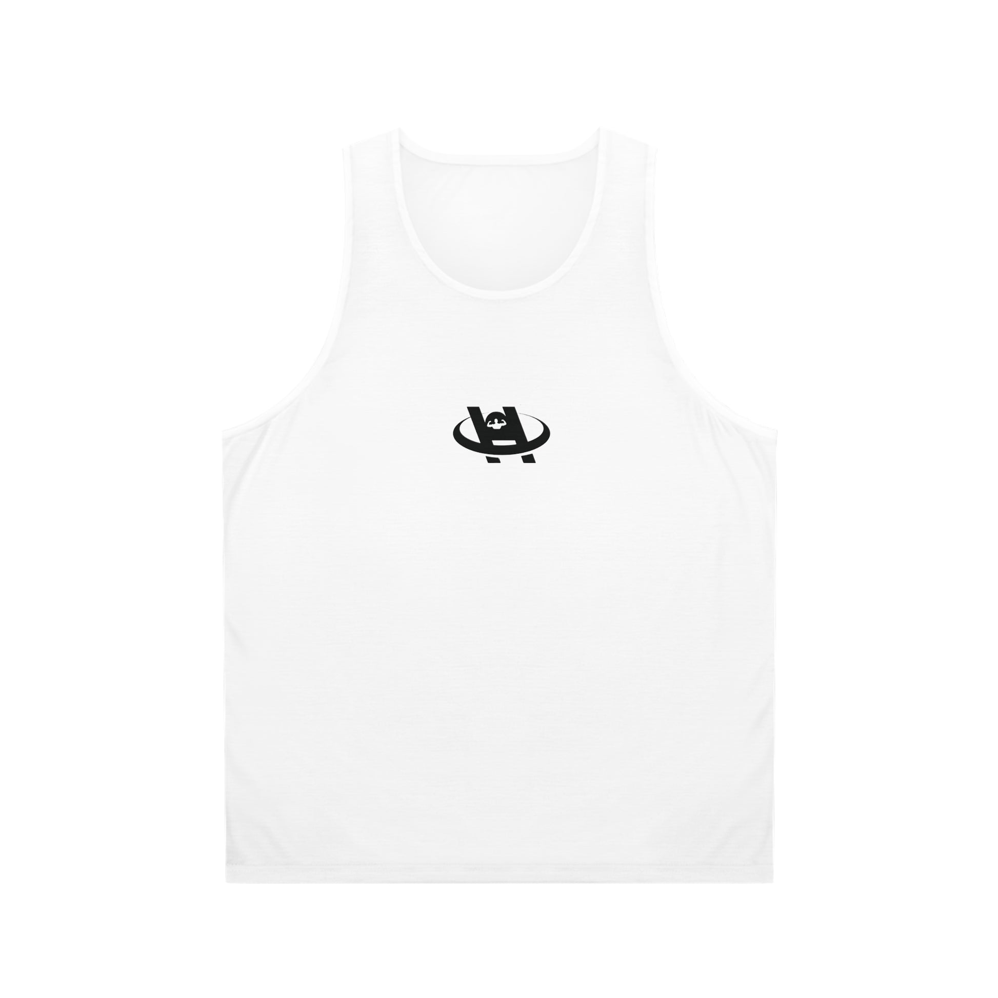 HUSTLE Health and Fitness tank top with centered logo for healthy living beginners Hustle Health & Fitness Tank Top - HustleHealthShop