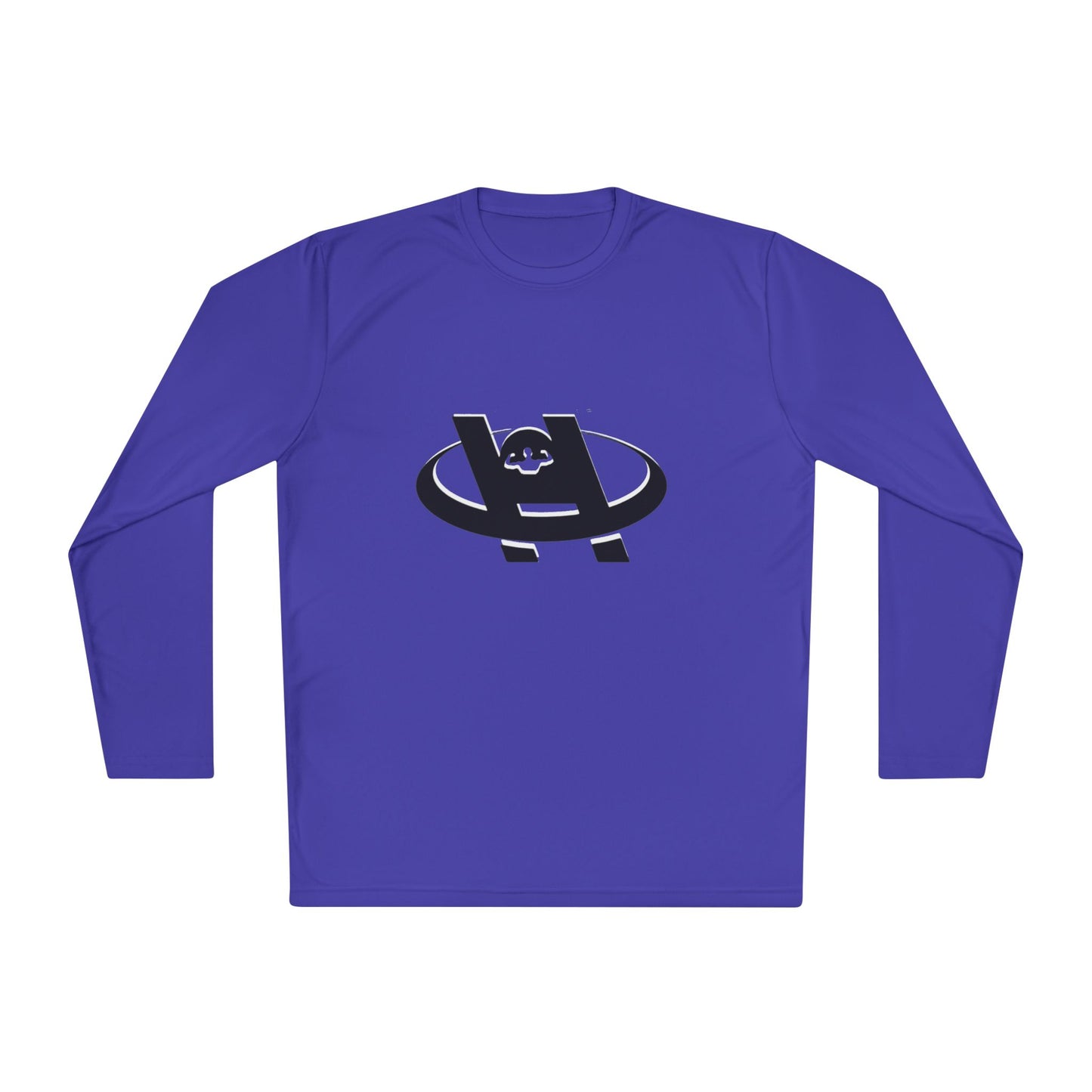 HUSTLE Health and Fitness long sleeve tee symbolizing health at the center of hustle for beginners. Unisex Hustle Health & Fitness Long Sleeve Tee - Fitness, Workout, Gym, Motivation, Sportswear - HustleHealthShop
