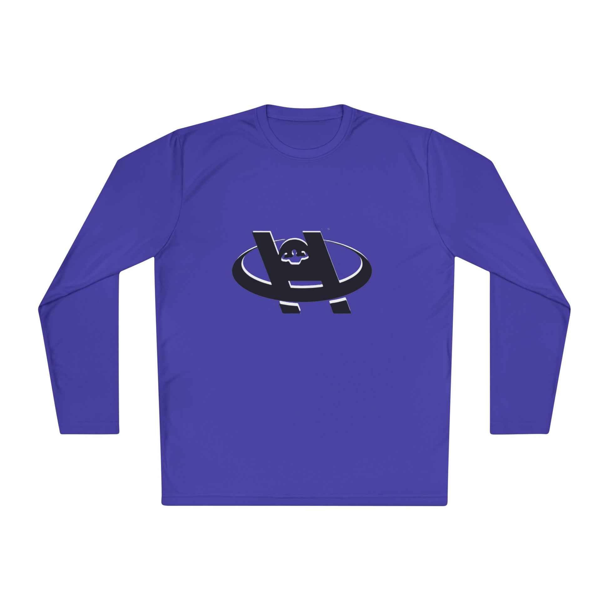 HUSTLE Health and Fitness long sleeve tee symbolizing health at the center of hustle for beginners. Unisex Hustle Health & Fitness Long Sleeve Tee - Fitness, Workout, Gym, Motivation, Sportswear - HustleHealthShop