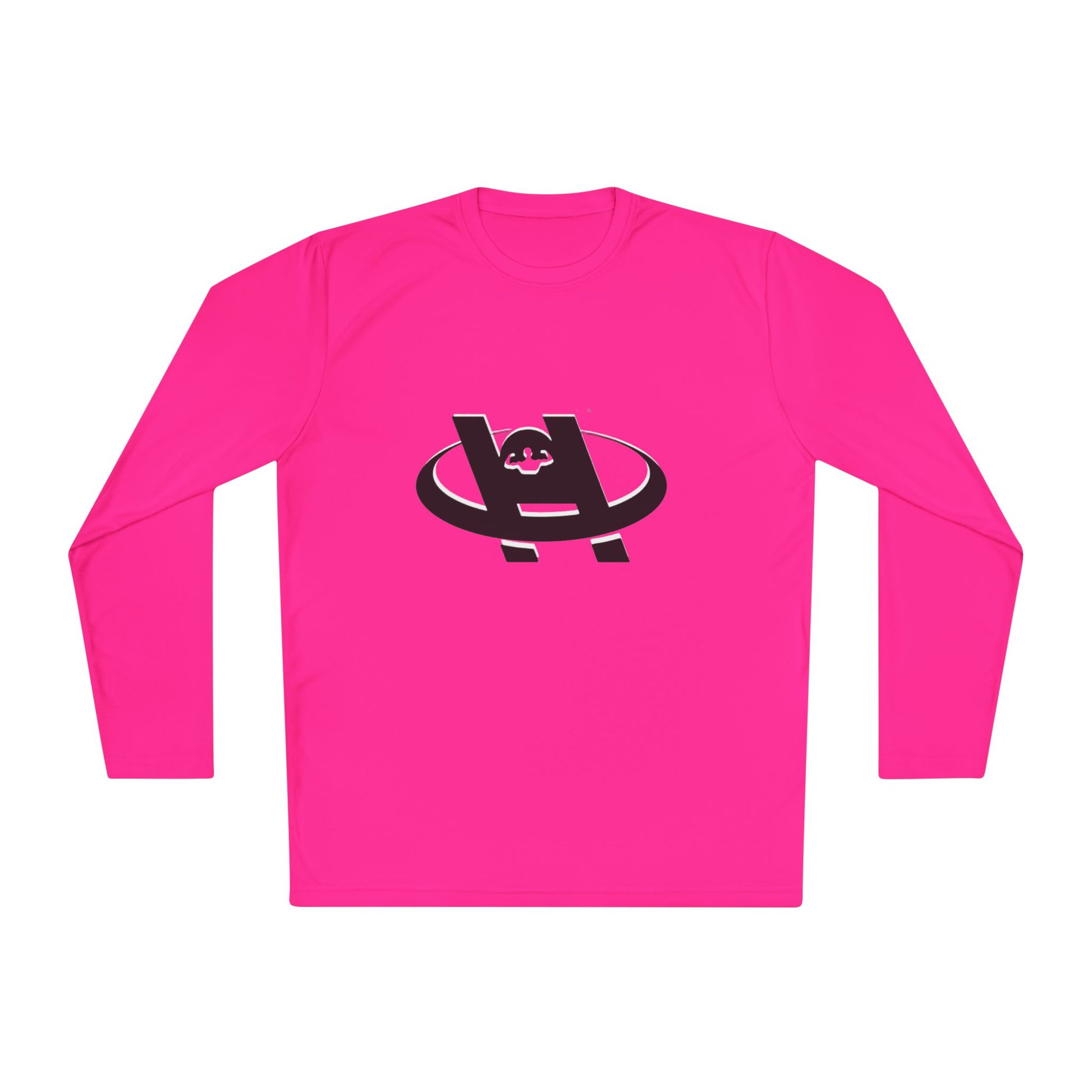 HUSTLE Health and Fitness long sleeve tee symbolizing health at the center of hustle for beginners. Unisex Hustle Health & Fitness Long Sleeve Tee - Fitness, Workout, Gym, Motivation, Sportswear - HustleHealthShop