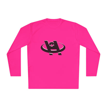 HUSTLE Health and Fitness long sleeve tee symbolizing health at the center of hustle for beginners. Unisex Hustle Health & Fitness Long Sleeve Tee - Fitness, Workout, Gym, Motivation, Sportswear - HustleHealthShop