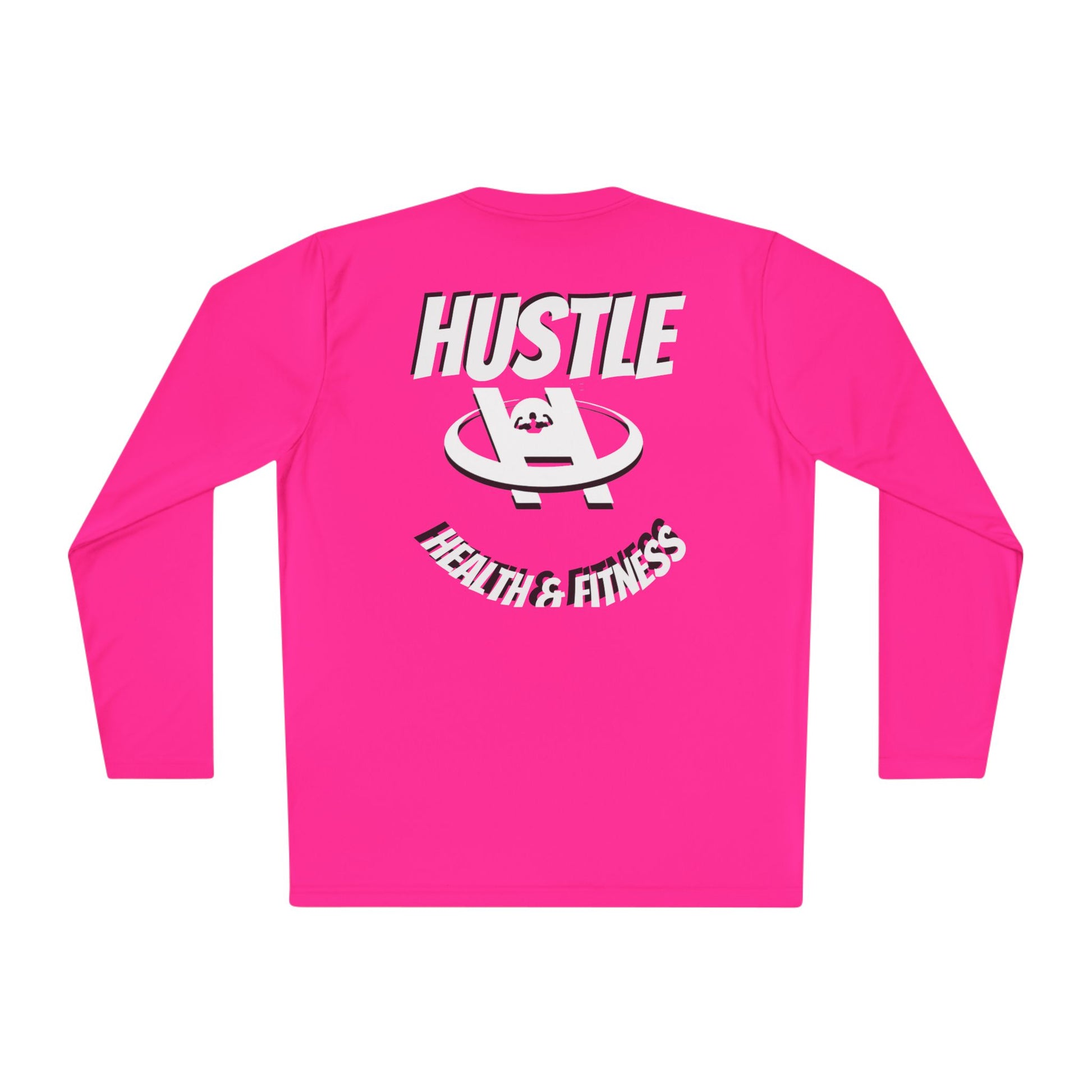 Unisex Hustle Health & Fitness Long Sleeve Tee - Fitness, Workout, Gym, Motivation, Sportswear - HustleHealthShop