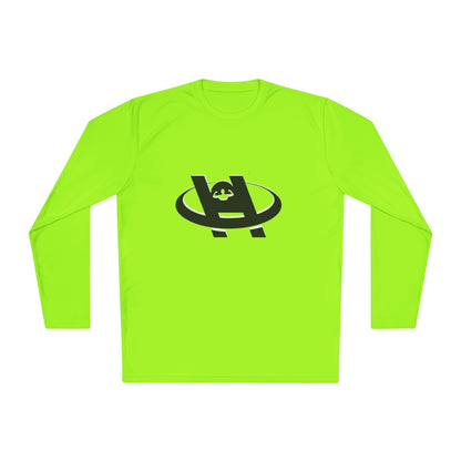 HUSTLE Health and Fitness long sleeve tee symbolizing health at the center of hustle for beginners. Unisex Hustle Health & Fitness Long Sleeve Tee - Fitness, Workout, Gym, Motivation, Sportswear - HustleHealthShop