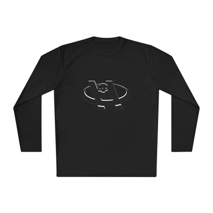 HUSTLE Health and Fitness long sleeve tee symbolizing health at the center of hustle for beginners Unisex Hustle Health & Fitness Long Sleeve Tee - Fitness, Workout, Gym, Motivation, Sportswear - HustleHealthShop