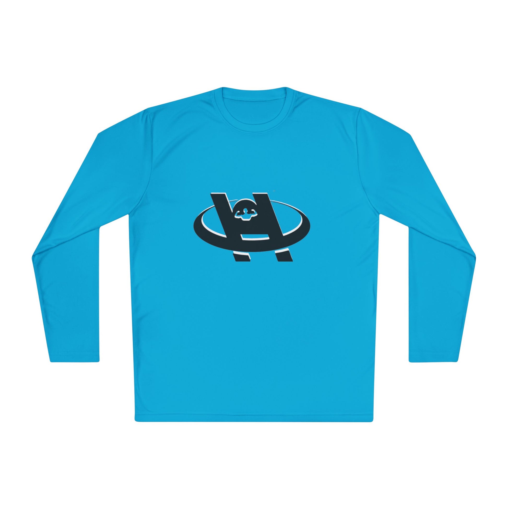 HUSTLE Health and Fitness long sleeve tee symbolizing health at the center of hustle for beginners. Unisex Hustle Health & Fitness Long Sleeve Tee - Fitness, Workout, Gym, Motivation, Sportswear - HustleHealthShop