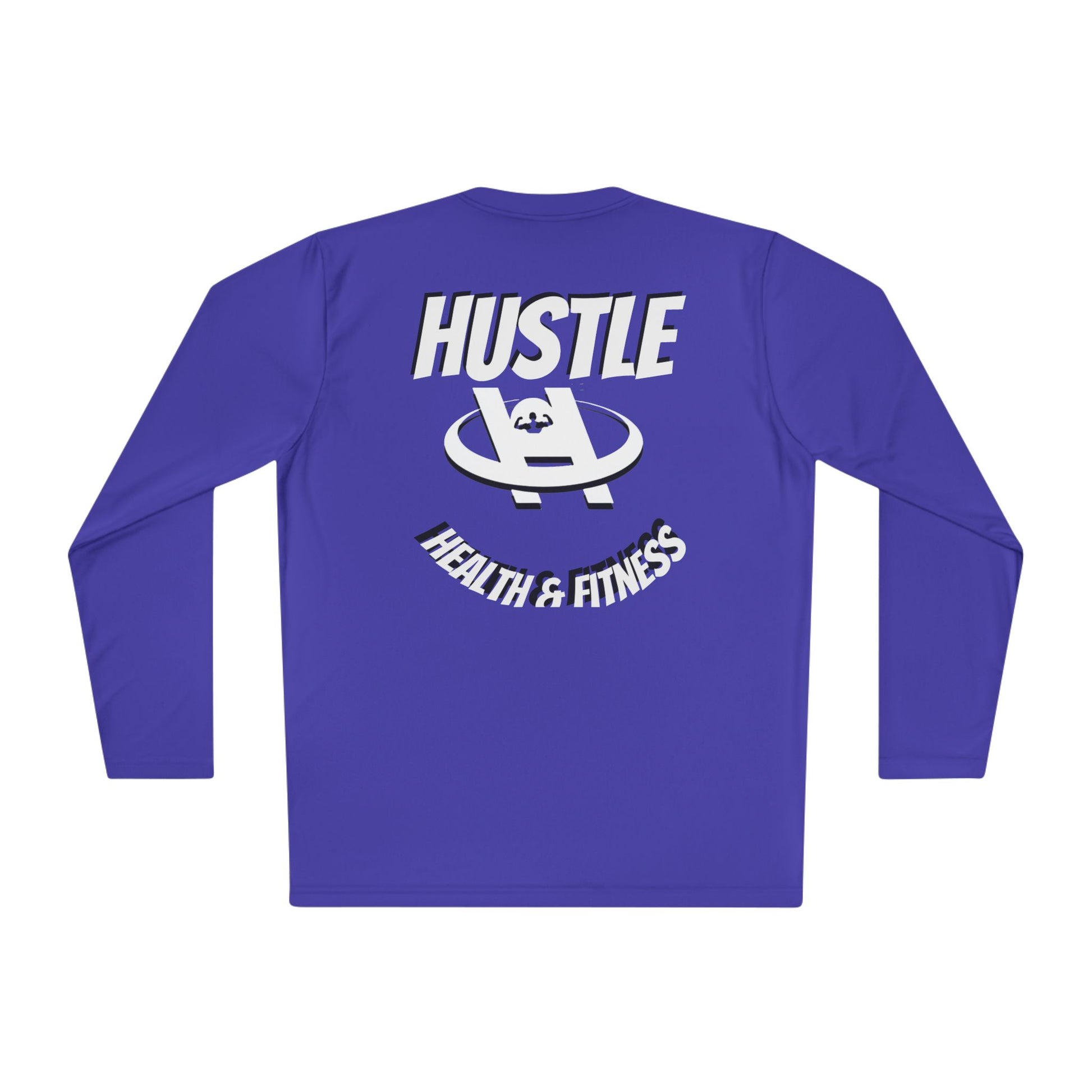 Unisex Hustle Health & Fitness Long Sleeve Tee - Fitness, Workout, Gym, Motivation, Sportswear - HustleHealthShop