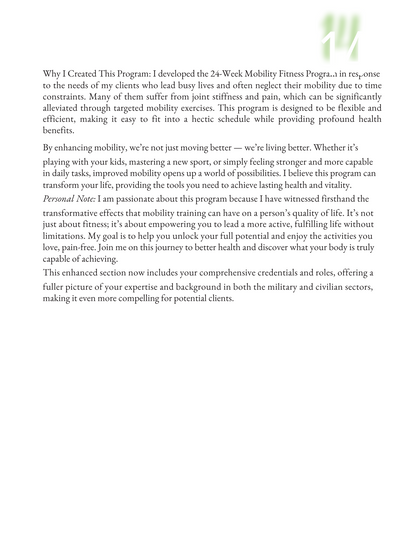 6 week full body mobility program for desk workers and sedentary beginners