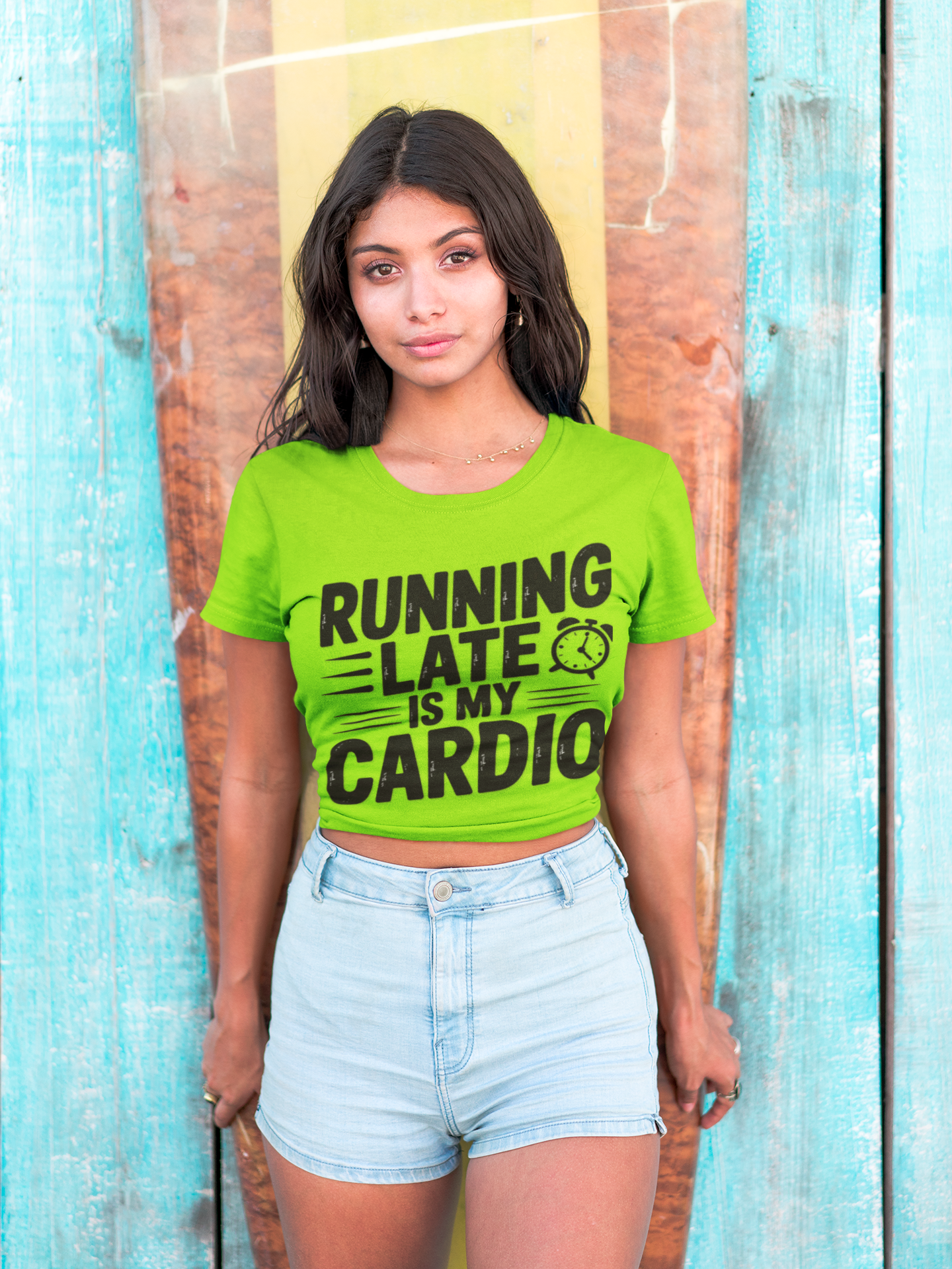 Funny Running Late Tee, Sports T-Shirt, Workout Top, Gift for Runners, Humorous Exercise Apparel - HustleHealthShop