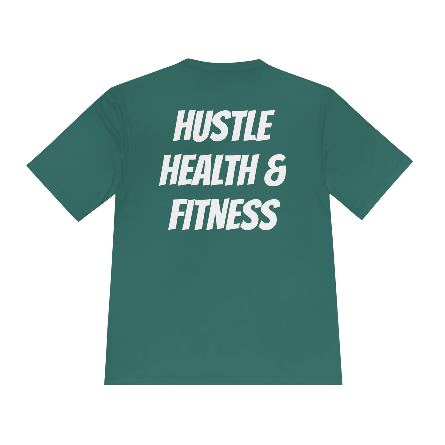 Unisex Moisture Wicking Fitness Tee - TRAIN SMART , LIVE LONG. Stay Cool, Exercise Shirt, Gym Apparel, Workout Top, Activewear - HustleHealthShop