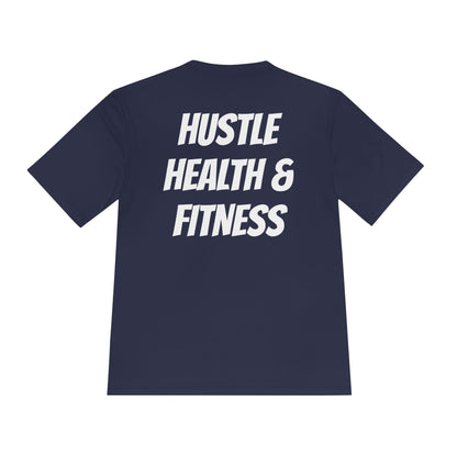 Unisex Moisture Wicking Fitness Tee - TRAIN SMART , LIVE LONG. Stay Cool, Exercise Shirt, Gym Apparel, Workout Top, Activewear - HustleHealthShop