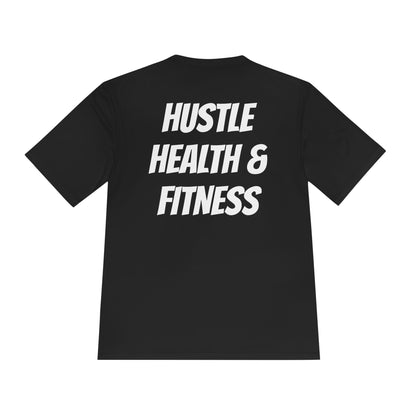 Unisex Moisture Wicking Fitness Tee - TRAIN SMART , LIVE LONG. Stay Cool, Exercise Shirt, Gym Apparel, Workout Top, Activewear - HustleHealthShop
