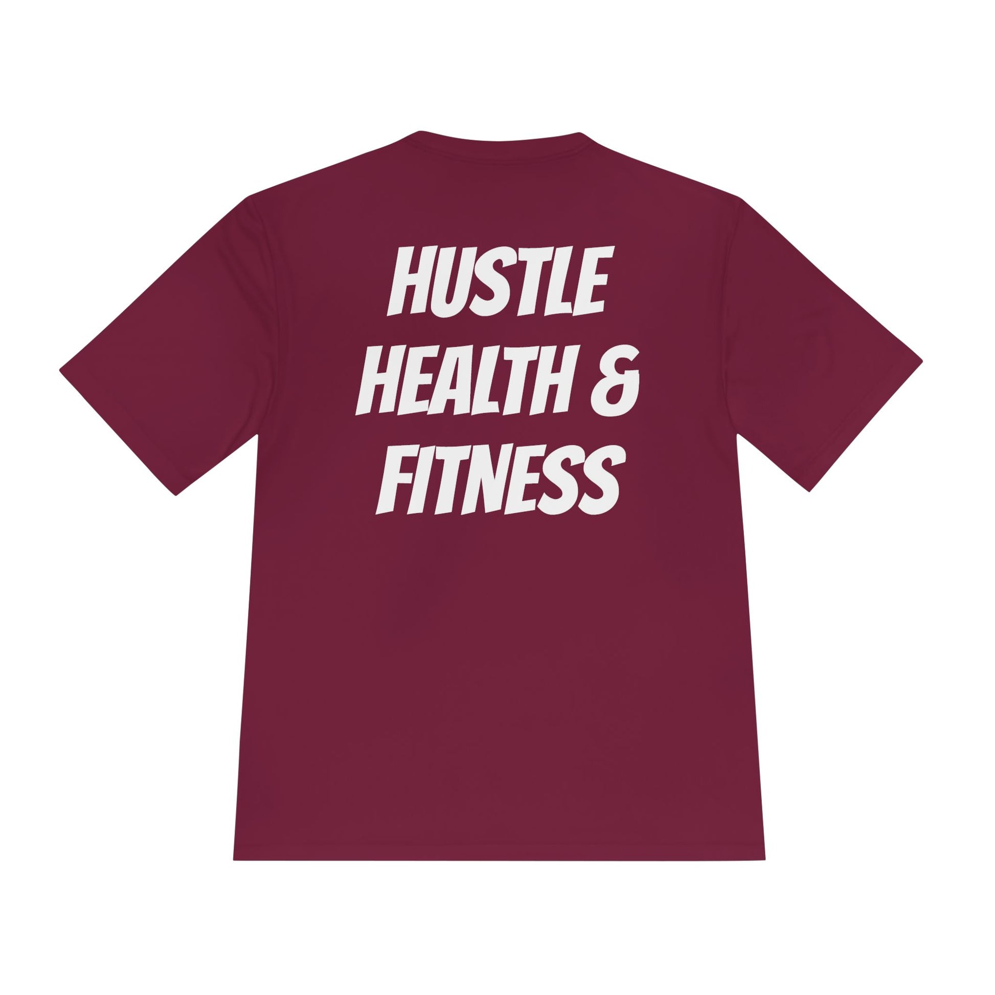 Unisex Moisture Wicking Fitness Tee - TRAIN SMART , LIVE LONG. Stay Cool, Exercise Shirt, Gym Apparel, Workout Top, Activewear - HustleHealthShop