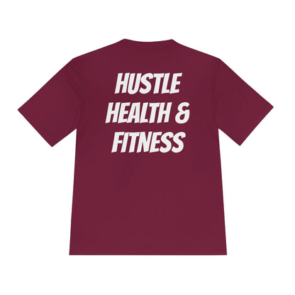 Unisex Moisture Wicking Fitness Tee - TRAIN SMART , LIVE LONG. Stay Cool, Exercise Shirt, Gym Apparel, Workout Top, Activewear - HustleHealthShop