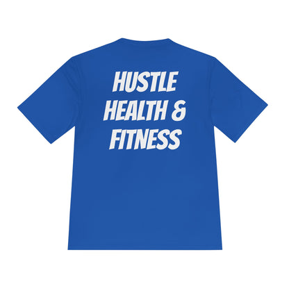 Unisex Moisture Wicking Fitness Tee - TRAIN SMART , LIVE LONG. Stay Cool, Exercise Shirt, Gym Apparel, Workout Top, Activewear - HustleHealthShop