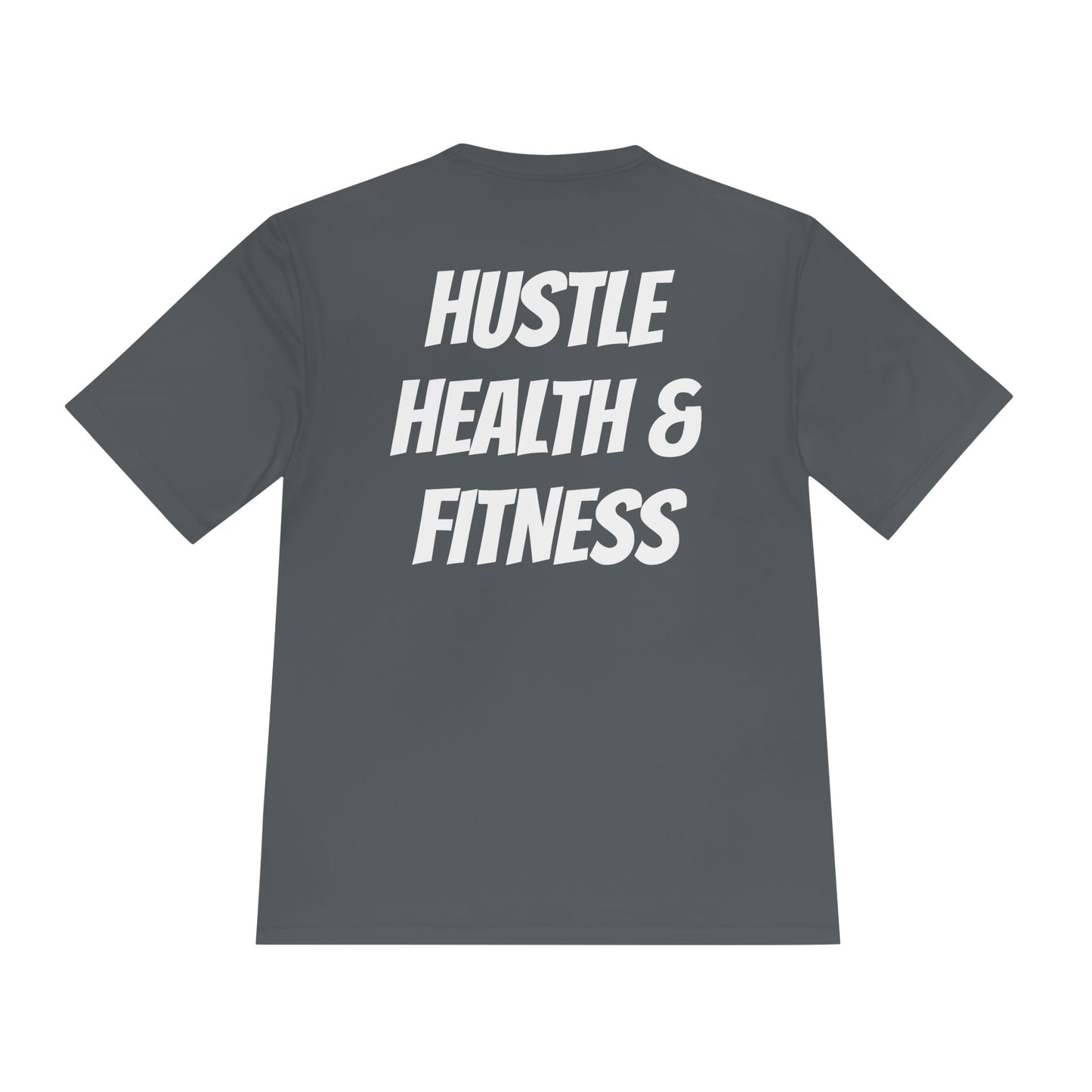 Unisex Moisture Wicking Fitness Tee - TRAIN SMART , LIVE LONG. Stay Cool, Exercise Shirt, Gym Apparel, Workout Top, Activewear - HustleHealthShop