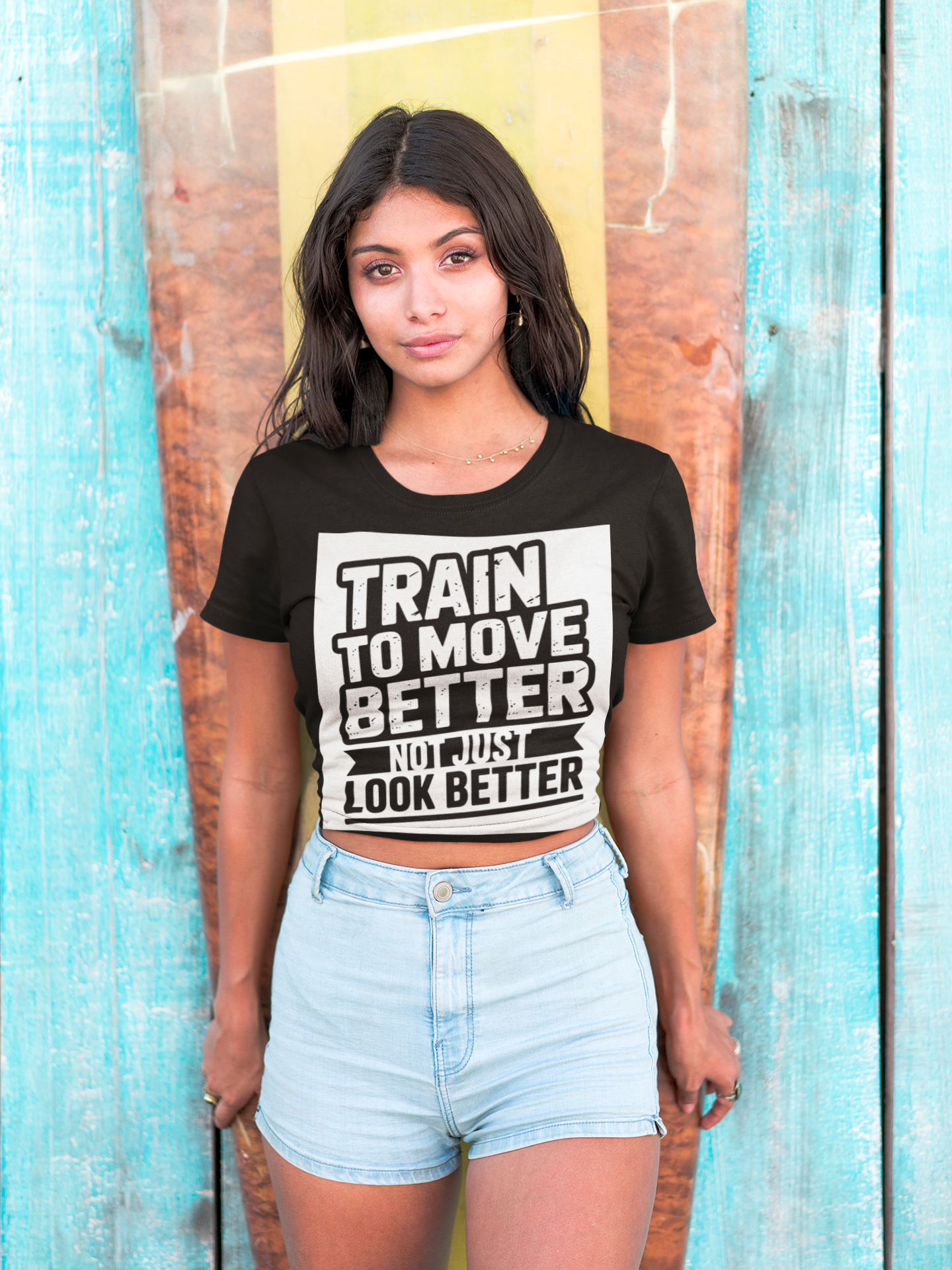 Train to Move Better Unisex Moisture Wicking Tee, Workout Shirt, Fitness Apparel, Gym Wardrobe, Motivational T-Shirt, Activewear - HustleHealthShop