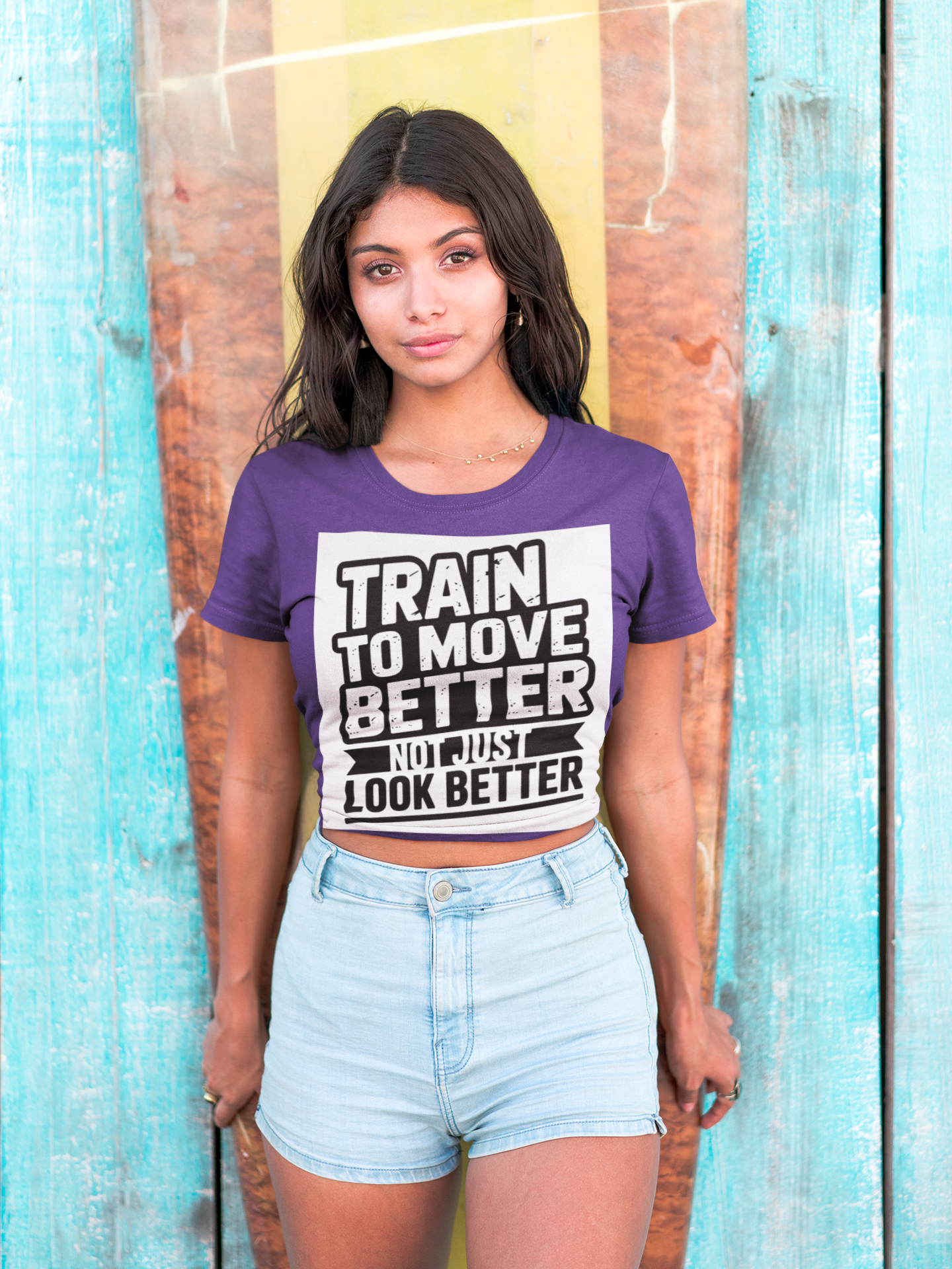 Train to Move Better Unisex Moisture Wicking Tee, Workout Shirt, Fitness Apparel, Gym Wardrobe, Motivational T-Shirt, Activewear - HustleHealthShop
