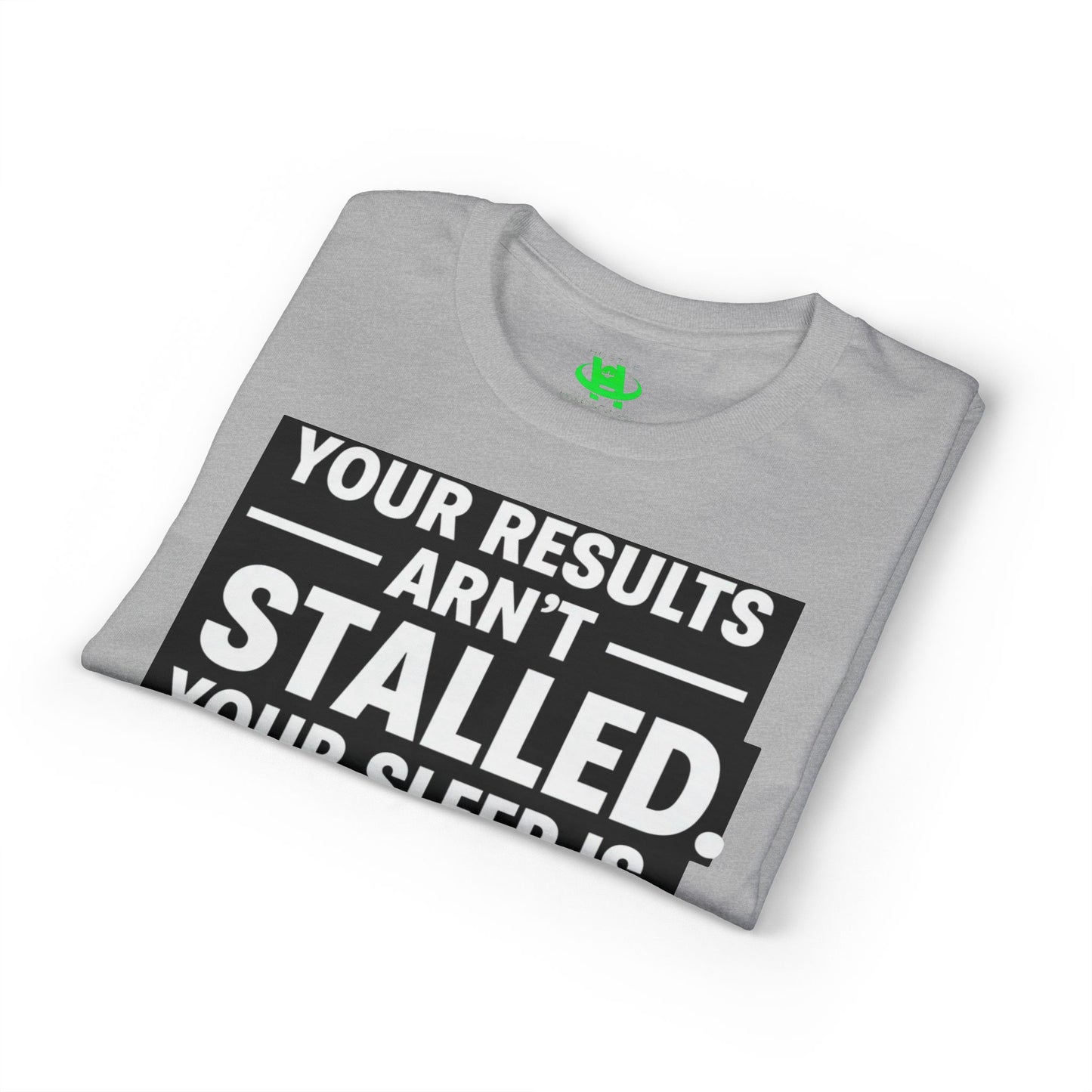 Healthy living sleep reminder shirt for sedentary beginners