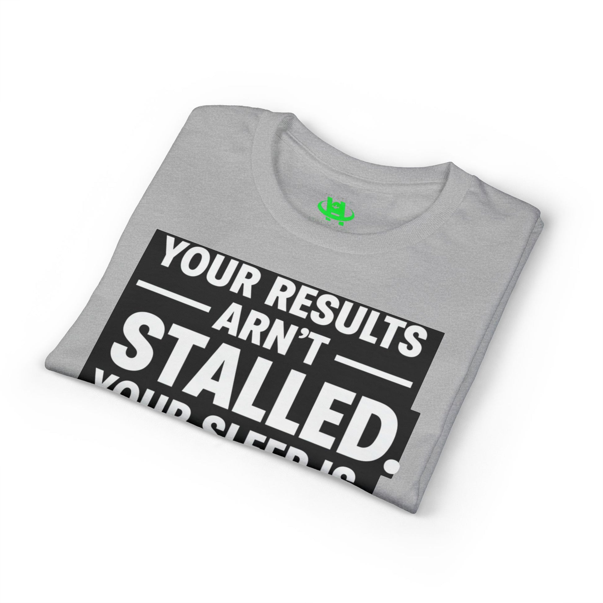 Healthy living sleep reminder shirt for sedentary beginners